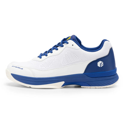 FitVille Men'S Tennis Shoes Wide Version 2E Professional Training Sports Shoes Breathable Non-Slip Rackets With Arch Support.