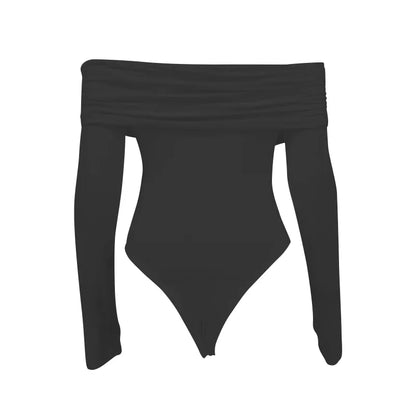 Women Spring Sexy Red Bodysuits Backless Solid Corset Slim Fashion Crossed Bodysuits Long Sleeves Casual Female Knitted Rompers