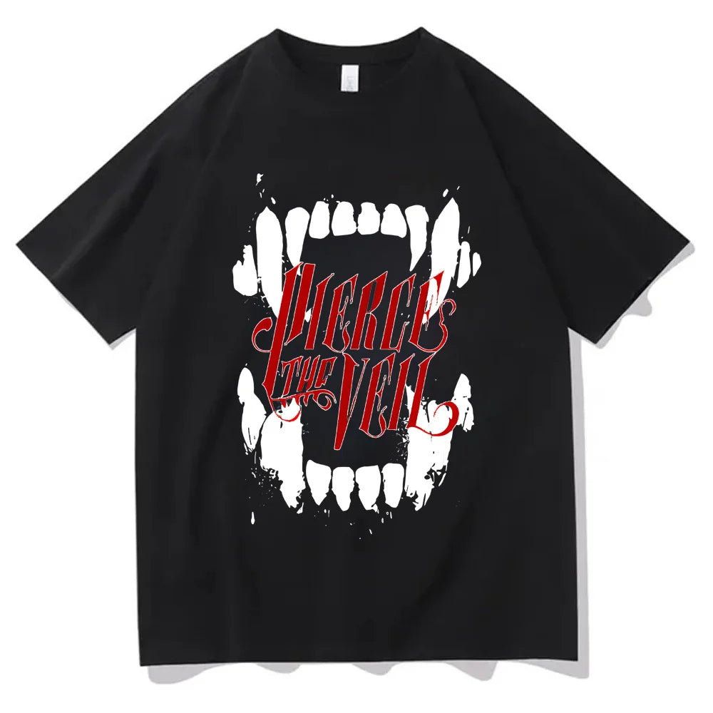 pierce the veil Pure Cotton EU size t-shirts anime men t-shirts y2k designer Japanese male clothes.