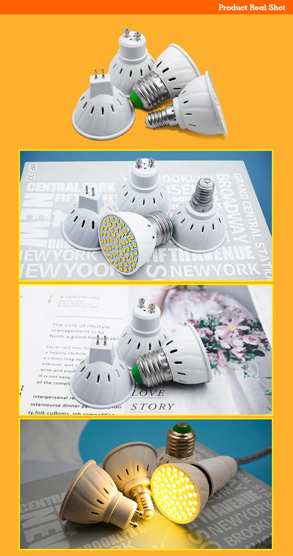 1-10Pcs Led-lampe GU10 MR16 E27 E14 GU5.3 Scheinwerfer Lampada 110V 220V Bombillas Spot Licht ersetzen Halogen Lampe Hause Derection.