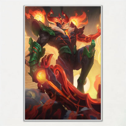 Aatrox League Of Legends Poster Wall Art Home Decor Room Decor Digital Painting Living Room Restaurant Kitchen Art.