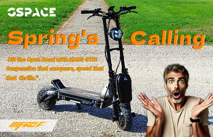 GSPACE MARS11 GTR Electric Scooter 2000*2W Motor 72V45Ah Battery Escooter  11 inch City tires E-Scooter