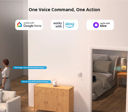 SONOFF ZBminiL2 ZigBee Smart Switch mit eWeLink APP Sprachsteuerung von Yandex Alice Alexa Google Home Assistant Salute Smart Home.