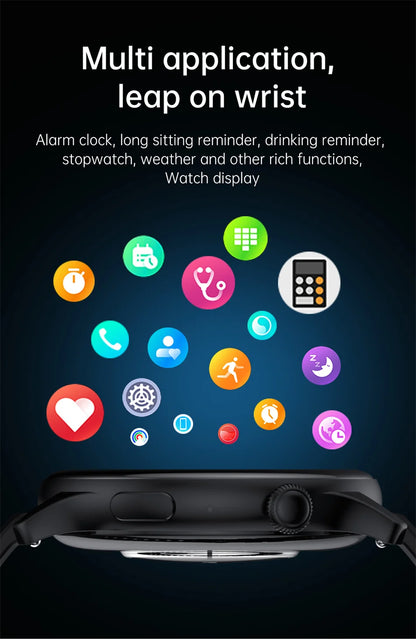 2025 NFC Smart Watch Amoled HD GPS Track Sports Heart Rate Bluetooth Call Waterproof Ladies Women Smartwatch For Huawei Xiaomi