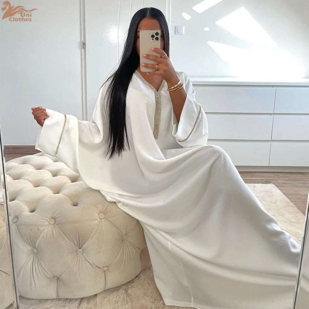 Ramadan Eid Batwing Abaya Prayer Clothes Women Kaftan Turkey Islam Muslim Long Dress Kebaya Caftan Marocain Robe Femme Musulmane.