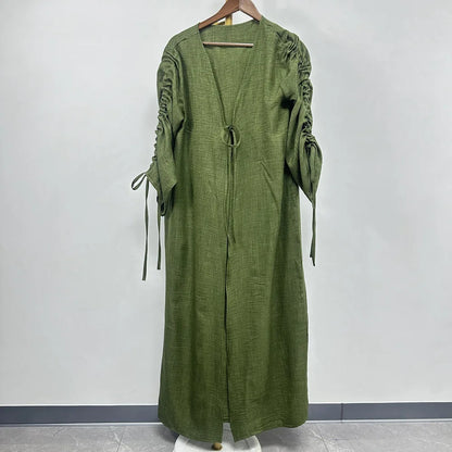 Eid Ramadan Muslim Dress Women Dubai Open Abaya Turkey Kaftan Kimono Cardigan Kebaya Islam Clothing Robe Caftan Marocain Femme.