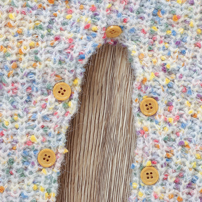 Winter Baby Mädchen Strampler Herbst Rundhals Langarm Gestrickte Neugeborenen Ein Stück Overalls Outfits 0-18m Kleinkind kleidung.