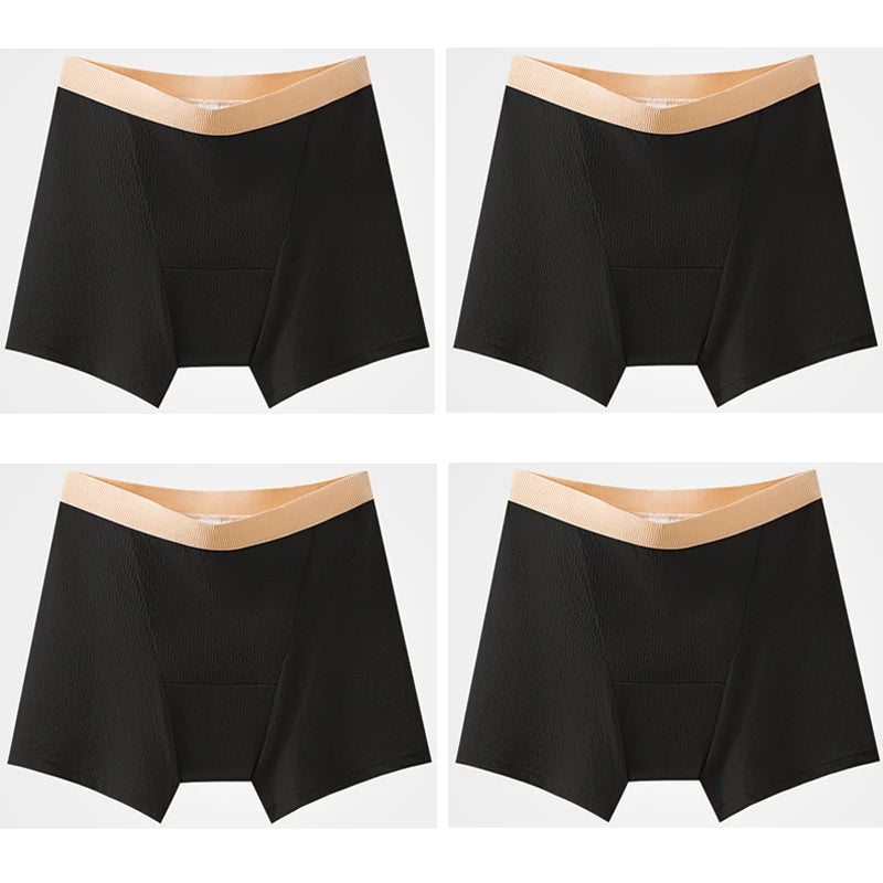 4pcs Women's Safety Pants Physiological Underwear High Waist Shorts Panties For Women Plus Size No Trace Leggings Safety Panty