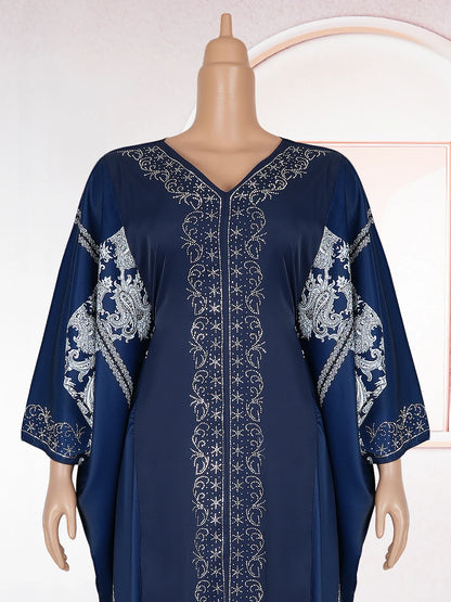 Abayas For Women Dubai Luxury 2025 African Muslim Fashion Dress Caftan Marocain Evening Party Dresses Boubou Robe Djellaba Femme.