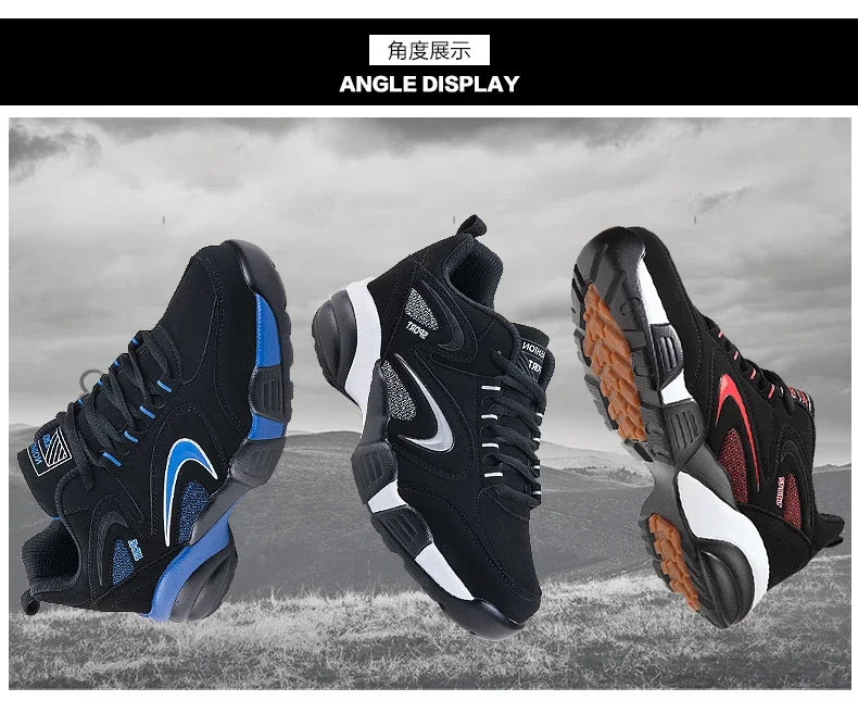 Winter Warm Couple Casual Sneakers Fashion Leather Outdoor Sport Running Tenis Men Non-slip Big Size 48 Trainer Men’s Snow Shoes.