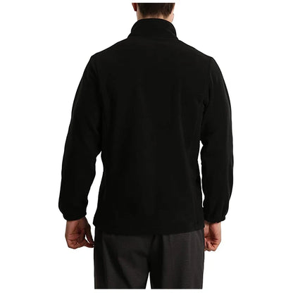 Soft Polar Fleece Jacket with Pockets Lightweight Outdoor Recreation Full Zip Coat.