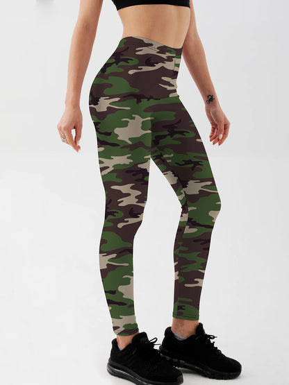 Fashion Women camouflage Leggings For Fitness High Waist Gym Legging Push Up Women navy Leggings.