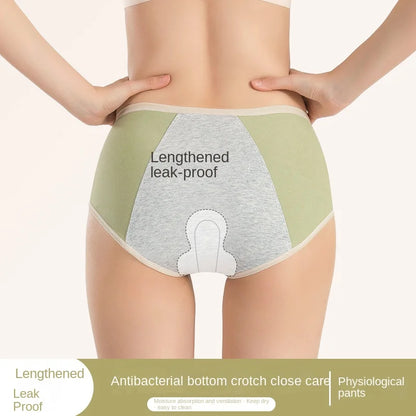 Menstrual Period Panties Women Cotton Plus Size Leakproof Period Underpants Breathable Female Waterproof Menstruation Breifs.