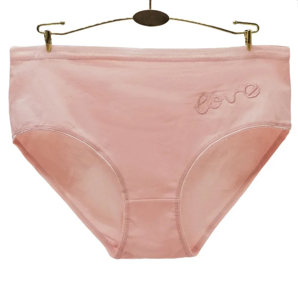 Panties Plus Size Cotton Underwear Women Briefs Woman Knickers Lady Lingerie Girl intimate Large 3 Pieces/Lot.