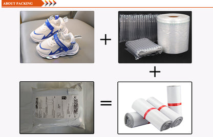 New LED Children Glowing Shoes Baby Luminous Sneakers Boys Lighting Running Shoes  Kids Breathable Mesh Sneakers.