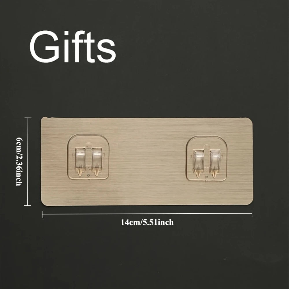 Wandregal ohne Bohren, Badezimmer-Aufbewahrung, Organizer, Hängeregal für Zuhause, Küche, Metallrahmen, Regale, Badezimmer-Accessoires