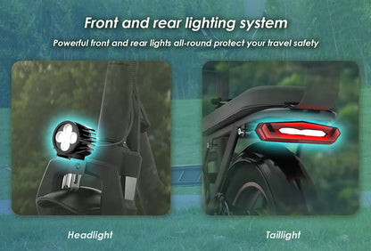 KuKirin C1 Pro Adult Electric Scooter With Seat 14" Tire 500W Motor 48V 26Ah Battery 45km Max Speed Electric Motorcycle.