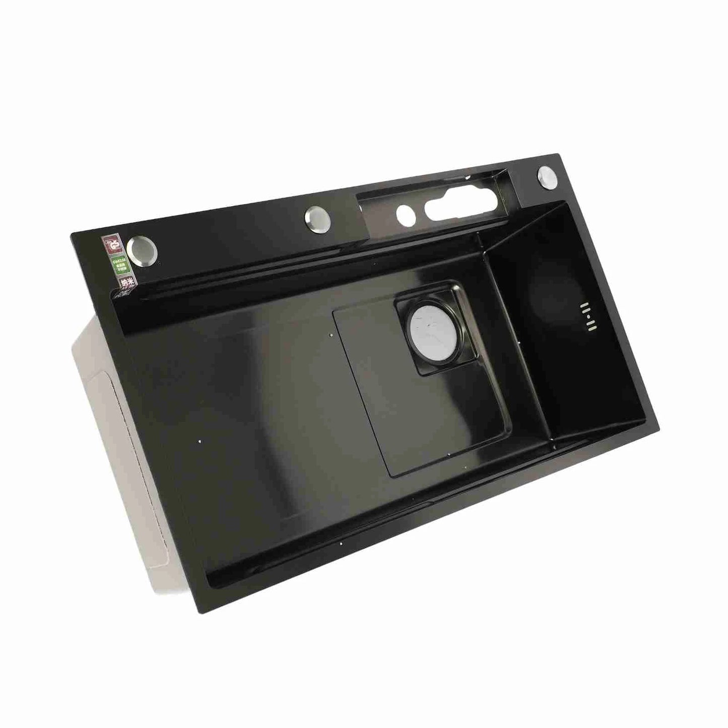 Digitalanzeige-Küchenspüle, professionelle gebürstete, verdickte Digitalanzeige, Doppelspüle aus Edelstahl für die Küche