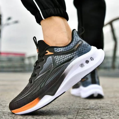 Outdoor Men Running Shoes Breathable Male Casual Walking Sneakers Lightweight Sport Shoes Comfortable Athletic Training Footwear.