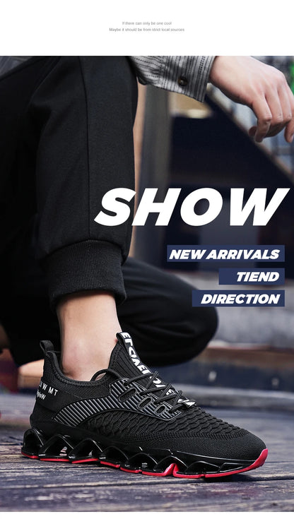 Luxury Men's Sneakers Casual Breathable Running Loafers Fashionable Trainer Race Tenis for Male Comfortable Shoes.