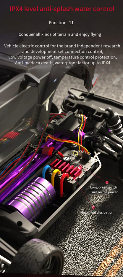 ZLL SG116 MAX/PRO 1:16 High Speed Drift Racing 80KM/H Or 40KM/H Brushless Motor 4WD RC Car Off Road Car Toys for For Kid Gift