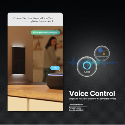 MOES Tuya ZigBee Star Feather Schalter US Smart Air Touch mit neutraler Lichtszene 2in1 APP-Fernbedienung mit Alexa Google Home