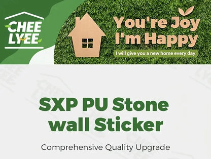 PU stone wall panel, 10 mm, realistic brick pattern, anti-mould and moisture-proof, waterproof and washable, suitable for/outdoo