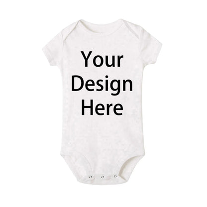 Personalisierter Baby-Strampler mit individuellem Foto und Namen, Säuglings-Body, kurzärmeliger Overall mit Rundhalsausschnitt, Gedenkgeschenke für Babys.