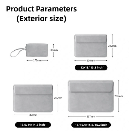 Laptop Sleeve Case 13 14 15 15.6 Inch For Huawei HP DELL Liner Sleeve Bag For Macbook Air Pro 13 13.6 M4 Notebook Bags Men Women.