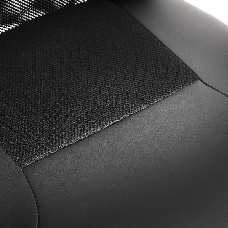 Vinsetto Bürostuhl Drehstuhl höhenverstellbar Chefsessel Schreibtischstuhl ergonomisch PU schwarz 66 x 73 x 108-118 cm