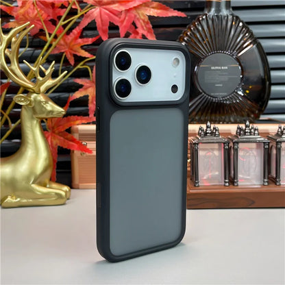 Active Touch Camera Button Matte Hybrid Armor Case For iPhone 17Air 17 17Pro 17Pro Max Lens Protection Shockproof Hard Cover.