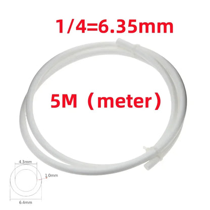 1/5/10/20meter Food Grade 1/4" 3/8" PE OD NSF Certified Tubing for Reverse Osmosis De-ionized Water Purifier Filtration Systems