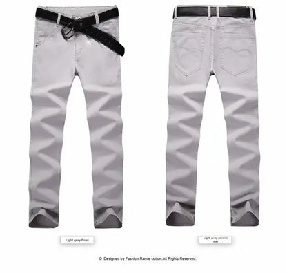 Frühling Sommer männer Hosen Farbe Gerade Bein Hosen Jugend männer Tragen Koreanischen Stil Slims Glättet Silhouette Dünne handel Hosen.