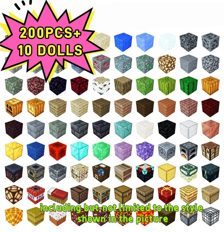 500pcs DIY Magnetics Building Blocks Mini World Magnetic World Kids DIY Model Building Blocks Puzzle Blocks For Children's TOYS.