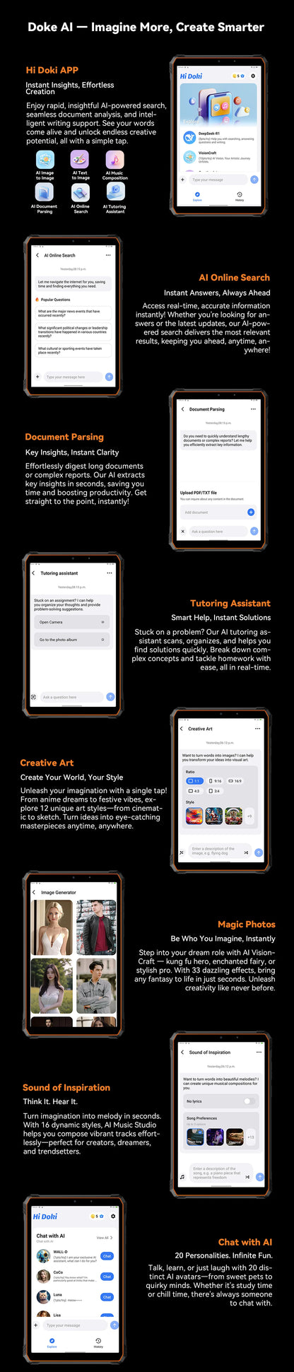 Blackview Active 5 [No EU Charger] 24(8+16)GB+128GB 8.68'' IPS Rugged Tablet 6600mAh Tablet Android 15 90Hz Doke AI 16MP+13MP NFC Fingerprint.