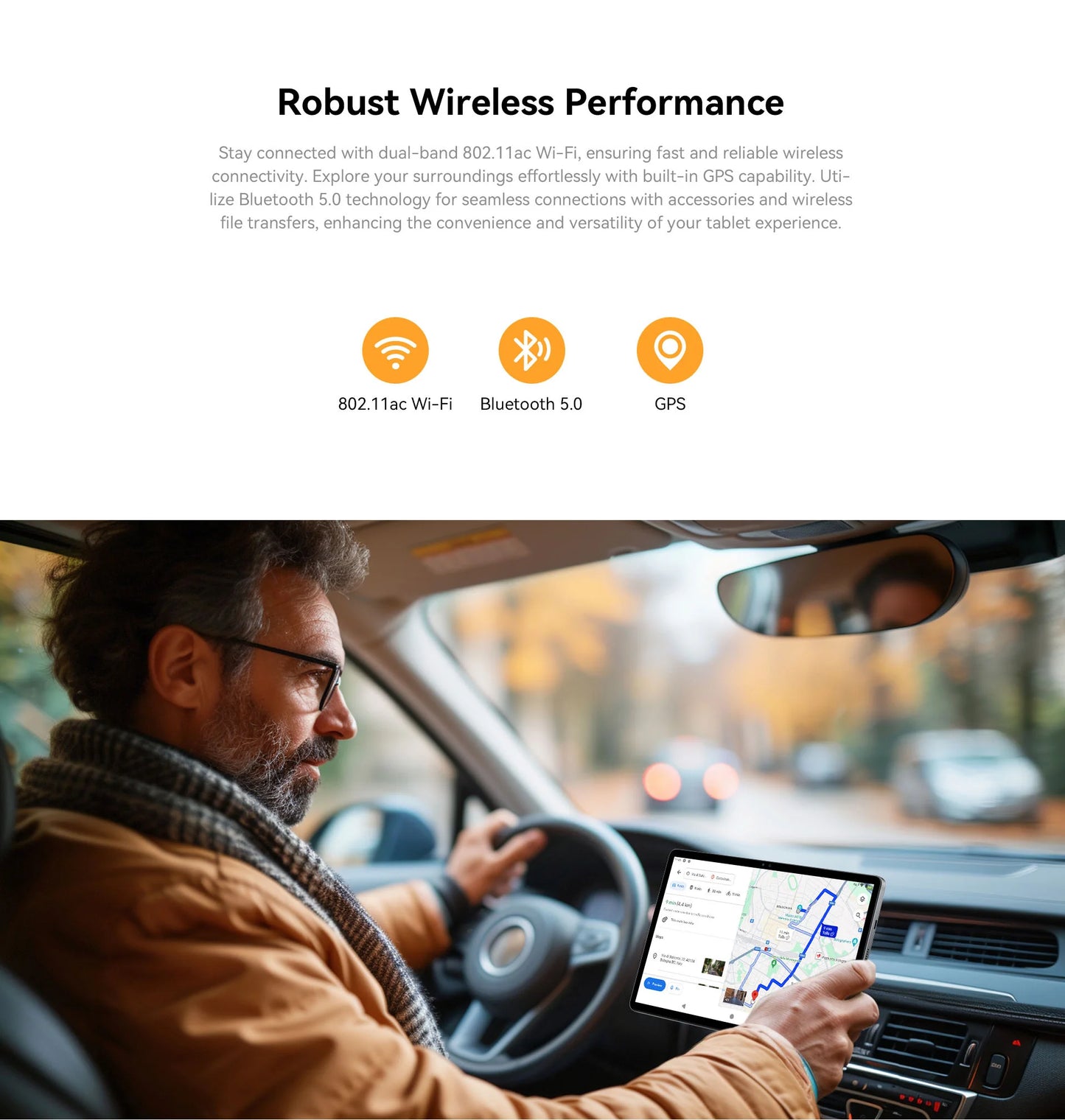 ALLDOCUBE iPlay60 Lite Tablet 10.95" 60Hz Display Unisoc T606 12GB(4GB+8GB Virtual)RAM 128GB ROM 4G LTE 8000mAh Android 14