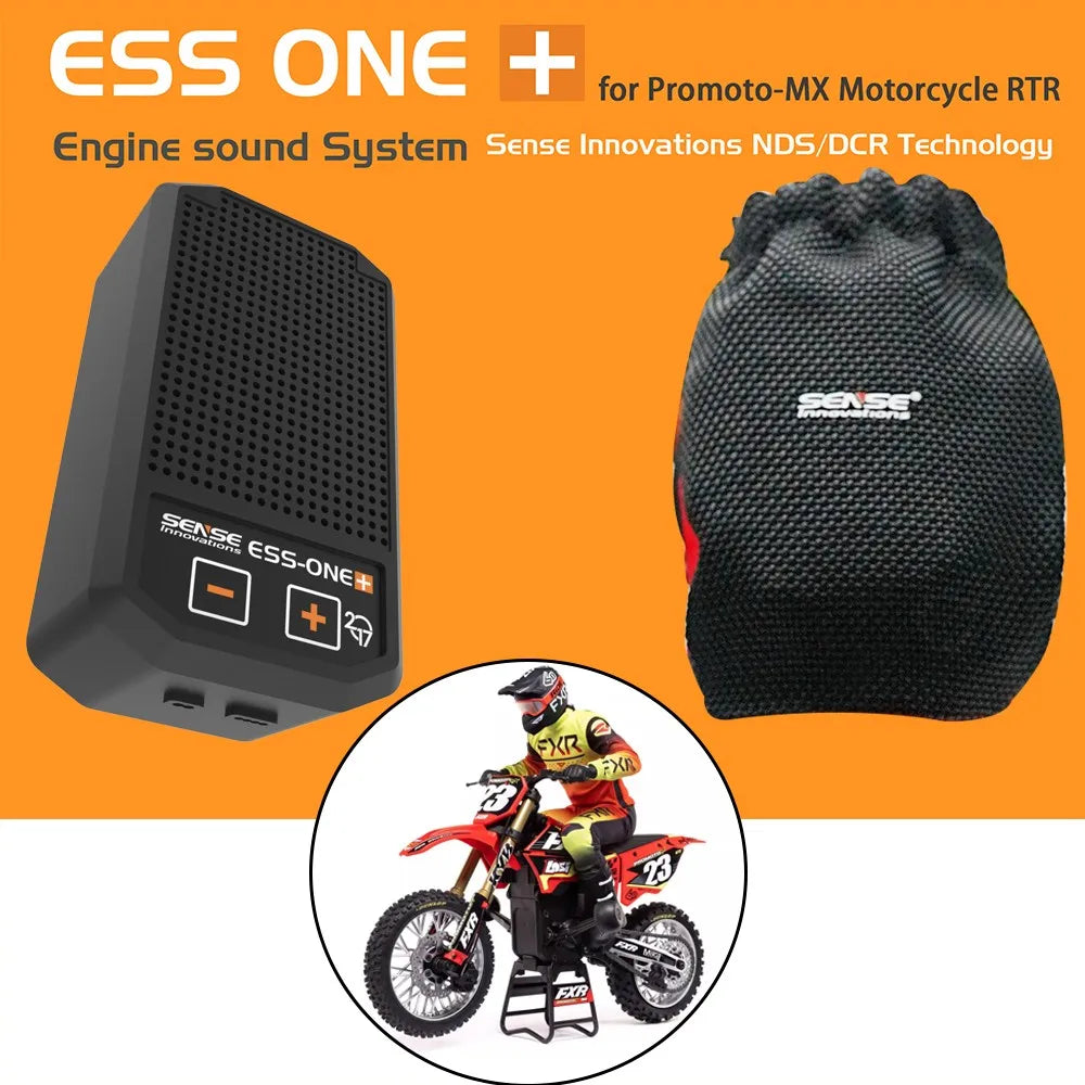Ess-one+ Simulation Sound Group Engine Sound With Backpack For Losi 1:4 Promoto-mx Electric Remote Control Motorcycle Model Car.