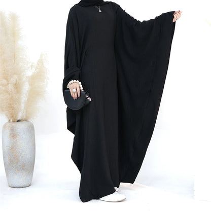 Ramadan Dubai Women Cotton Linen Khimar Abaya Saudi Arabia Turkey Islam Muslim Maxi Modest Dress Kebaya Robe Femme Musulmane.
