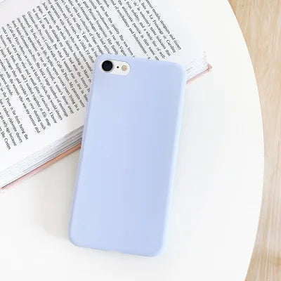 Case For iphone 7 8 SE 2020 2022 Shockproof TPU Liquid Silicone Protective Phone Back Cover for iphone SE 2020 2022 soft Case.
