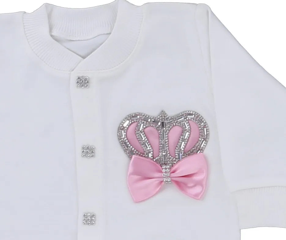 10-teiliges blaues 100 % Baumwollgewebe, gestrickt, Großhandel, individuell gestaltet, Neugeborene, neues Design, Winterkleidung, Kleidung, Luxus-Baby-Strampler-Set.