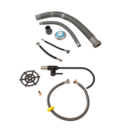 Küchenspüle, Digitalanzeige, Workstation unter der Theke, Küchenspüle, 68 x 45 cm, verdickte Küchenspüle aus Edelstahl