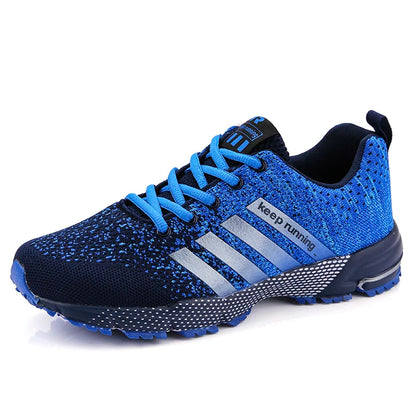 New fashionable plus-size men's casual sports shoes, walking and running shoes, tennis vulcanized men's shoes