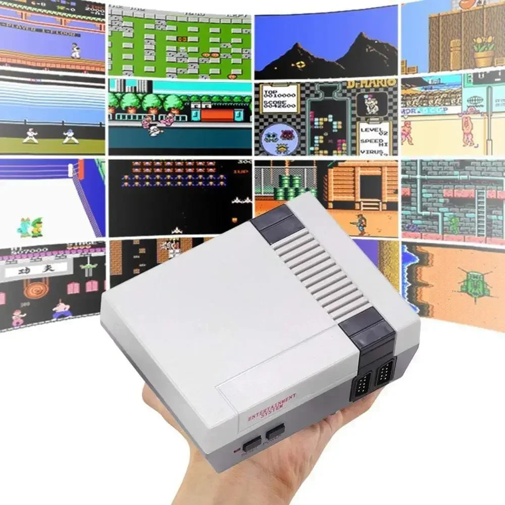 Retro Game Console Classic Mini Video Game System Built-in 620 AV Games 8-Bit FC Nes TV Console for Adults and Kids Gift.