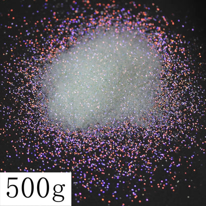 Ultra Fine Colorful Spark - Solvent Resistant White Iridescent Glitter -  - 015 Size, 0.5 mm