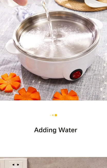 110V/220V Multifunctional Electric Egg Boiler Double Layers Egg Cooker Mini Steamer Poacher Kitchen Cooking Breakfast Machine.