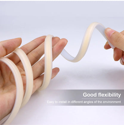 35M 30M 10M 5M 3M 110V 220V Super Helle COB LED Streifen mit Schalter FOB LED Band Band EU UNS Stecker Neon Lichter Für Outdoor Garten.