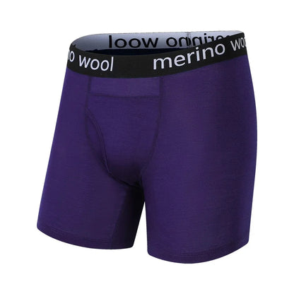 Herren-Boxershorts aus Merinowolle, Herrenunterwäsche, 100 % Merinowolle, Herren-Boxershorts aus Merinowolle, weich, bequem, atmungsaktiv, feuchtigkeitsableitend, USA-Größe