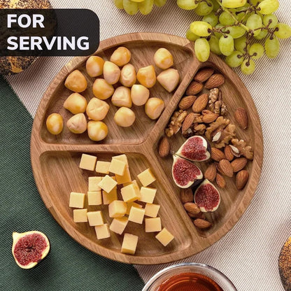 Acacia Wood Japanese Style Plates High Aesthetic Value Plates Creative Home Tableware Plates.