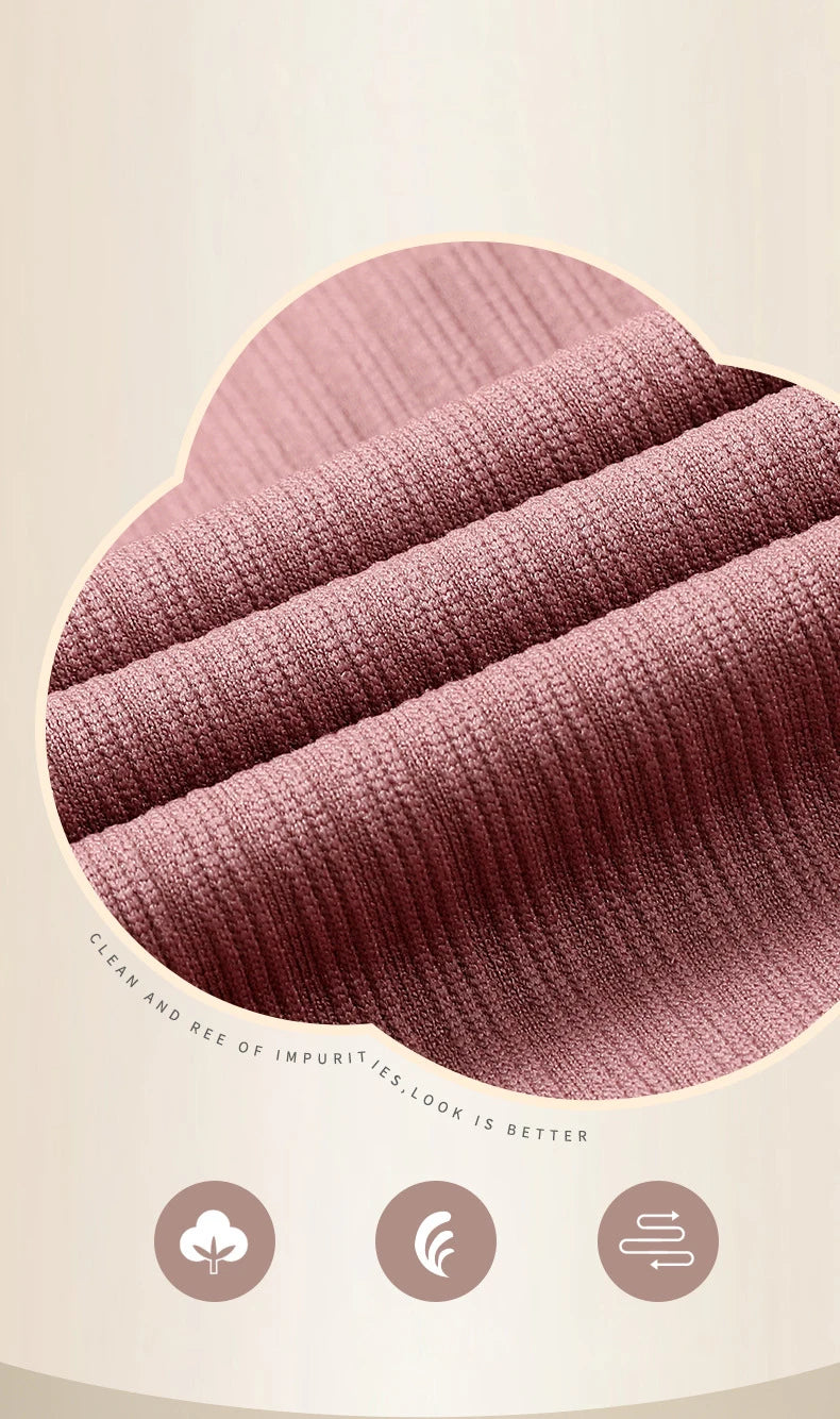 Frauen Thermo Unterwäsche Winter Langarm Winterkleid ung nahtlose Thermo Unterwäsche Intim Set Frau dicke 2 Stück Nachtwäsche