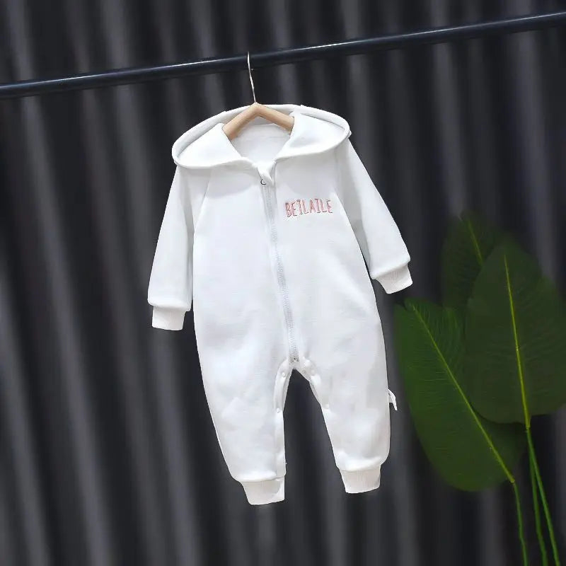 Baby Frühling und Herbst Overall Jungen Mädchen Langarm Baby kleidung Neugeborene 0 bis 18m feste Stram pler Kleinkind Kleidung Baby insgesamt.